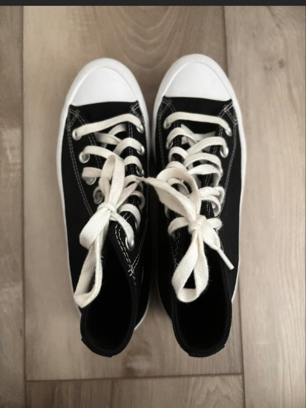 Converse Black and White High-Top Sneakers